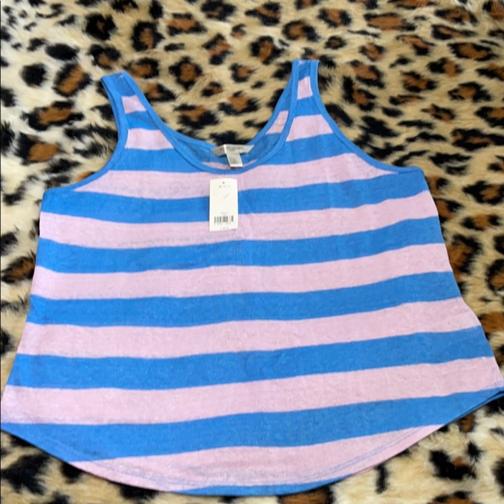 Banana Republic Linen Tank Top L